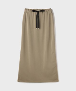 GRACE CONTINENTAL サイドジップスカート カーキ