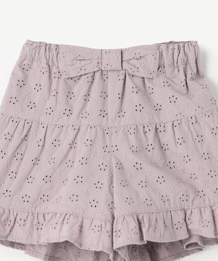 ANY KIDS オーバーレースキュロット ラベンダー系