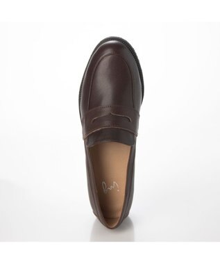 ing <ing>デザインコインローファー ダークブラウン