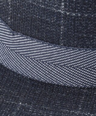 JOSEPH ABBOUD 【LANIFICIO ROMA】オーバープリントジャージ  ハット ネイビー系4