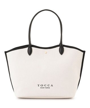 TOCCA ET JOUR CANVASTOTE キャンバストートバッグ アイボリー系