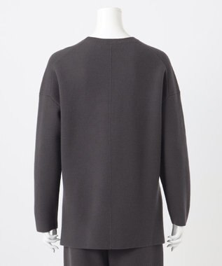23区 S 【エステータ】エアリースパンウール プルオーバーニット スレートグレー系