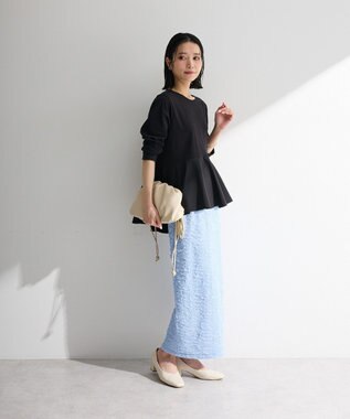 Green Parks ペプラムドッキングプルオーバー Black