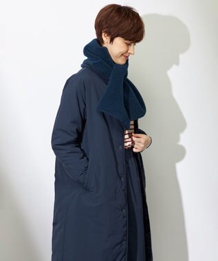 HELLY HANSEN 【保温】ファイバーパイルマフラー ネイビー