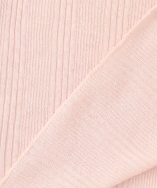 uncrave 【手洗い可】シアー ランダムリブ カットソー（uncrave STANDARD） ピンク