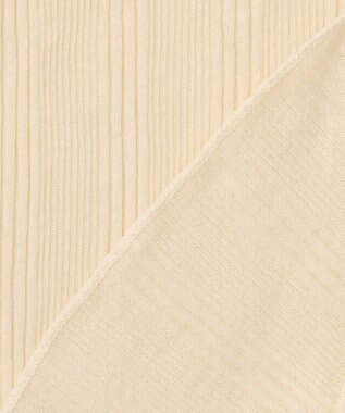 uncrave 【手洗い可】シアー ランダムリブ カットソー（uncrave STANDARD） エクリュ