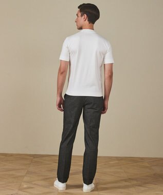 GOTAIRIKU クルーネック以上 モックネック未満【ジャケット専用】カバーネック ドレスTシャツ ホワイト系