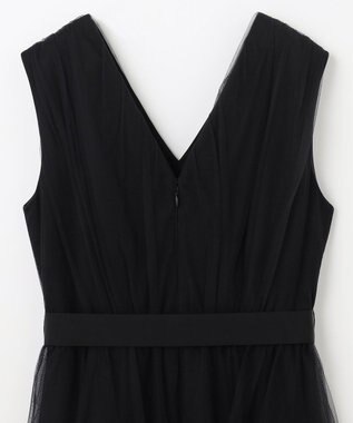 GRACE CONTINENTAL チュールドレープドレス ブラック