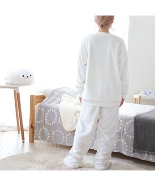 Mother garden しろたん ふわふわルームウェア ユニセックス サイズ 白~オフホワイト