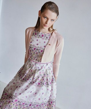 TOCCA 【洗える・接触冷感】BOW KNOT KNIT ボレロ ピンク系