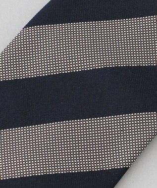 GOTAIRIKU  GOTAIRIKU別注【日本製】シルク ネクタイ_レジメンタル柄 ネイビー系1