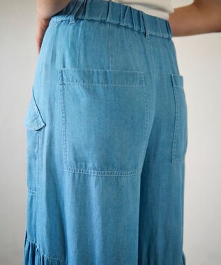 GRACE CONTINENTAL ワークワイドパンツ インディゴ