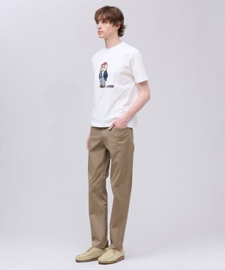 J.PRESS MEN 【ストレッチ】コンパクトピケストレッチ５ポケット パンツ ベージュ系