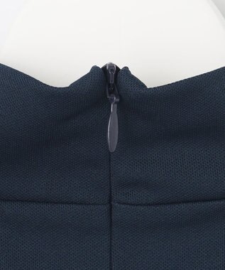 23区GOLF 【WOMEN】【吸水速乾】フレアスリーブ モックネックシャツ ネイビー系