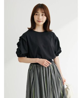 Green Parks ・ＥＬＥＮＣＡＲＥ　ＤＵＥ　ラッフルパフＴＥＥ Black