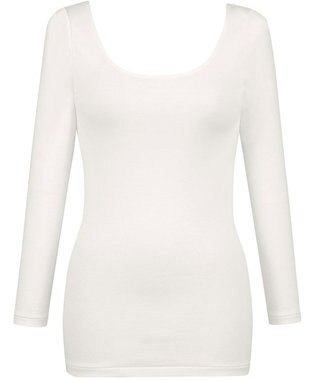 Wing あったかインナー オーガニックコットン混 やわらかくやさしい肌ざわり 【綿の贅沢オーガニック】 綿混 保温性 8分袖 長袖 秋 冬 EL4831ウイング／ワコール アイボリー