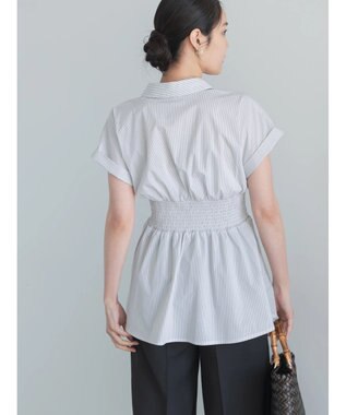 Te chichi 【接触冷感】ターンバックスリーブシャーリングブラウス グレー