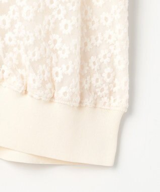 ANY SIS S レーシー ニット ブルゾン オフ