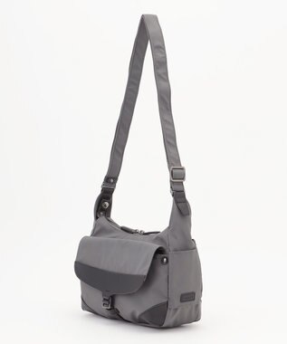Y'SACCS ミリタリーフラップミニショルダー ダークグレー