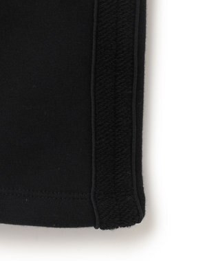 BEIGE， 【BEIGE,ecru/WEB限定・洗える】LOOP BACK / コットンワイドストレートパンツ Black