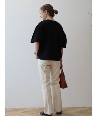 AMERICAN HOLIC ボリュームスリーブカットプルオーバー Black