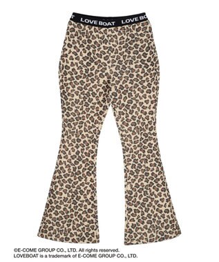 Green Parks ■別注　ＬＯＶＥ　ＢＯＡＴ　フレアパンツ Leopard