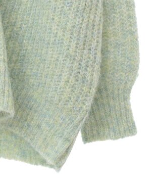 earth music&ecology ふわふわＭＩＸヤーンカーディガン Mint