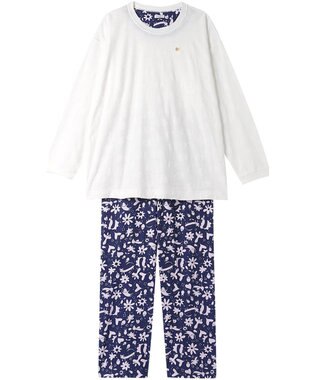 tsumori chisato SLEEP ツモリチサト パジャマ 長袖 長ズボン 綿100%(トップス) 綿混(ボトムス) UDX539 /ワコール