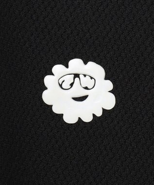 PW CIRCULUS 【MEN】ベースボールカラーポロシャツ ブラック系