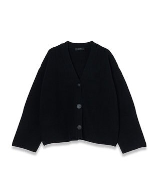 JOSEPH 【洗える】ソフトウールカーディガン Black