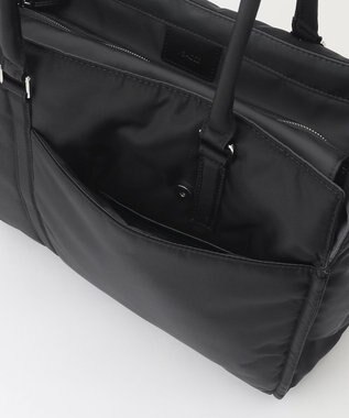 Y'SACCS 【ムック本掲載】ツイルナイロン　スクエアトート　Mサイズ ブラック