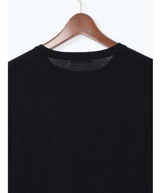 Te chichi フロントレースクルーネックカーディガン ブラック