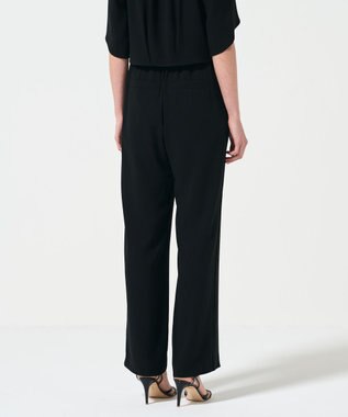 GRACE CONTINENTAL サイドラインイージーパンツ ブラック