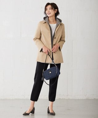 J.PRESS LADIES ベーシックジャージー ロングTシャツ カットソー ホワイト系