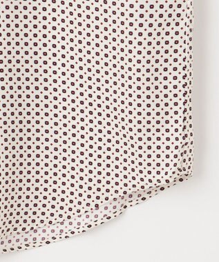 JOSEPH ABBOUD 【サスティナブル素材】小紋プリント シャツ ワイン系5