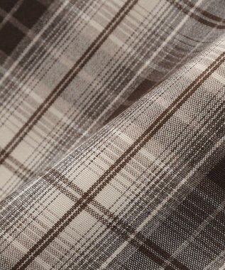 CRAFT STANDARD BOUTIQUE レイヤードライクチェックシャツ Brown