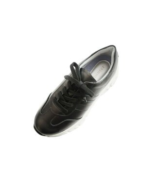 Pointer 日本製 本革 穴開きソールスニーカー ブラック