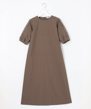J.PRESS LADIES S 【洗える】ウェザーバイオエアフロー ワンピース ブラウン系