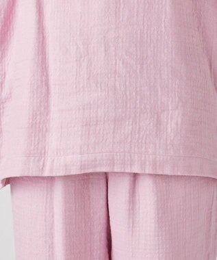 UCHINO マシュマロガーゼシンプルパジャマ ユニセックス ピンク