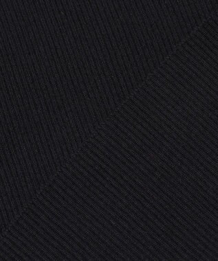 uncrave リブ ハイネックニット（uncrave STANDARD） ブラック