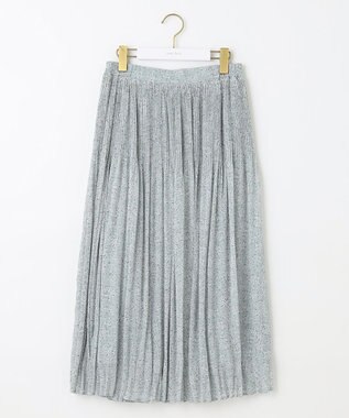 ANY SIS 【洗える】クリスタルプリーツフラワー スカート ミント系