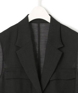 ICB L 【一部カラーのみ接触冷感・洗える】UnleashLite ジレ ブラック系