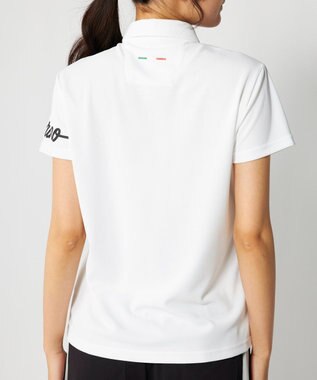 FILA GOLF／marie claire 【Kappa】切り替え半袖ポロシャツ ホワイト