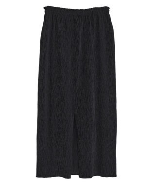earth music&ecology シャイニーベロアスカート Black