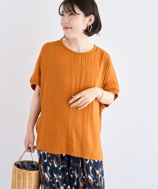 Green Parks Ｔブラウスドルマンスリーブプルオーバー Orange