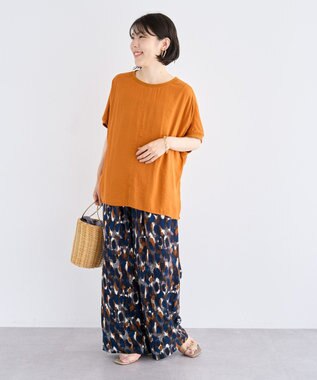 Green Parks Ｔブラウスドルマンスリーブプルオーバー Orange