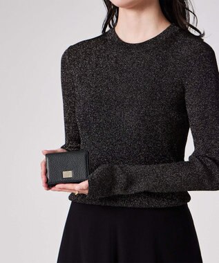Paul Smith メタルクロップドロゴ 3つ折り財布 ブラック
