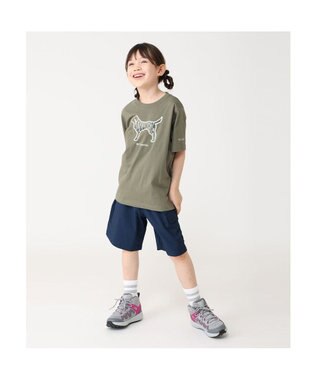 Columbia Columbia/ 【KIDS】バレークリークショートスリーブグラフィックシャツ /コロンビア Stone Green、 Friendly Fun
