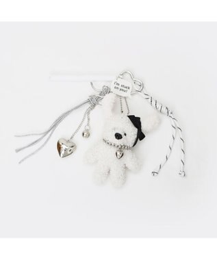 UNBILLION カシュカシュ cachecache / クマハートカラビナチャーム ホワイト