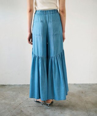 GRACE CONTINENTAL ワークワイドパンツ インディゴ